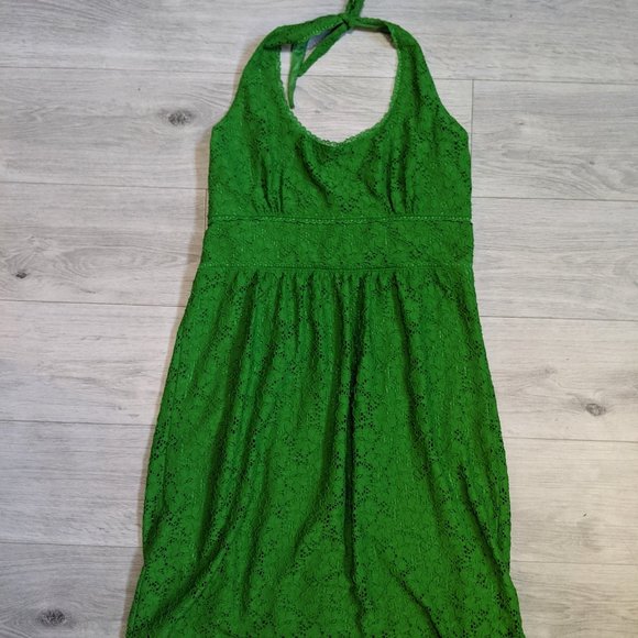 Laundry by Design Dresses & Skirts - Laundry By Design Green Halter Top Dress 14